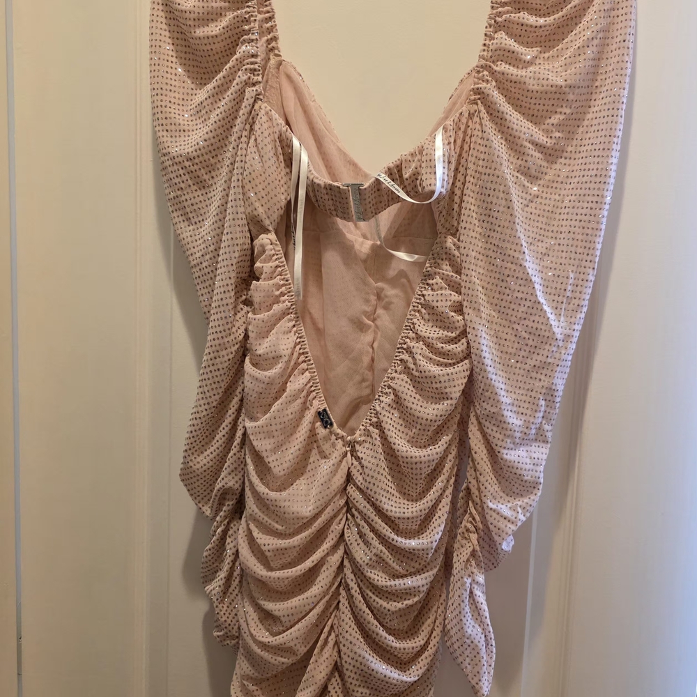 For Love And Lemons Blush Long Sleeve Dress - Picture 5 of 6